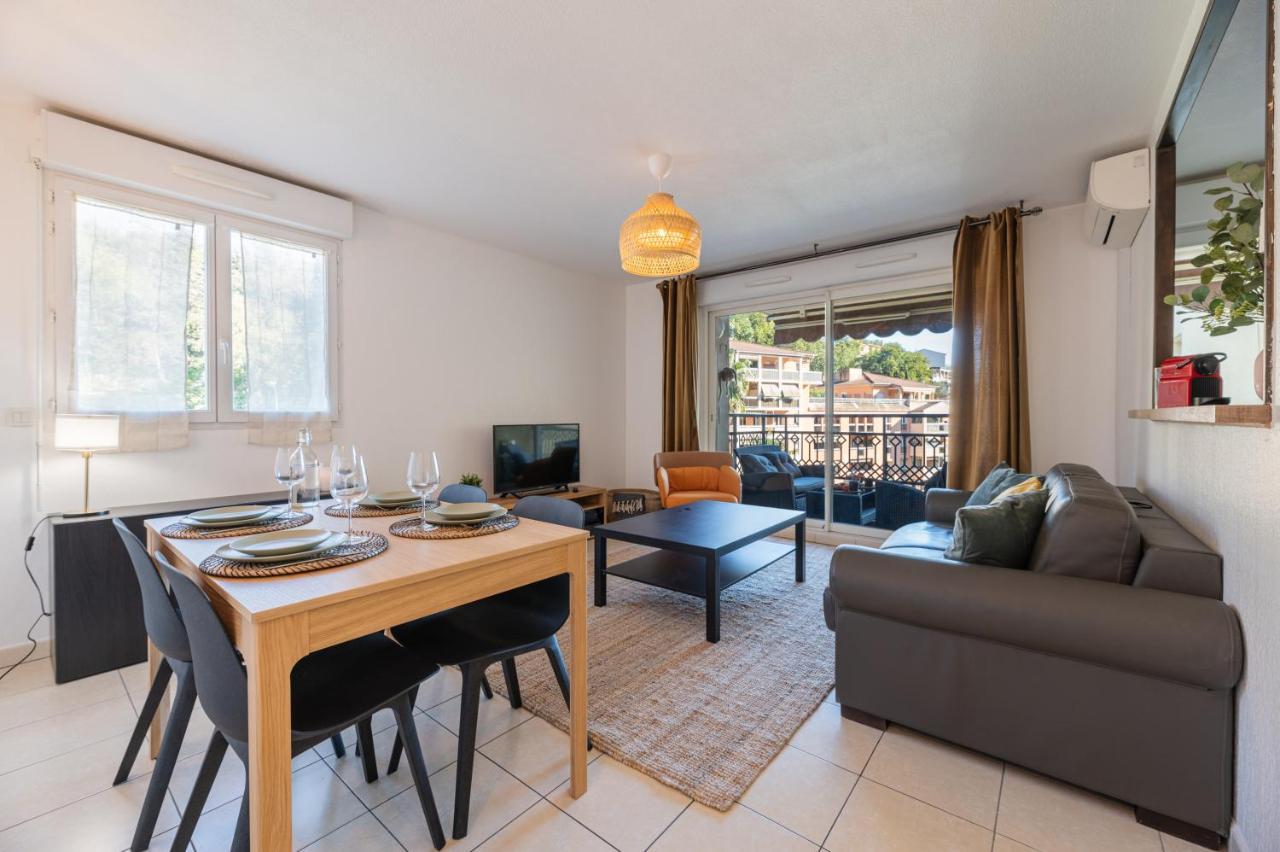 Appartement Familial, Terrasse, Val Des Castagnins Menton Exterior photo
